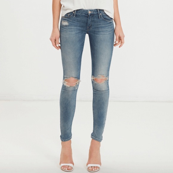 MOTHER Denim - Mother “The Looker” distressed jeans